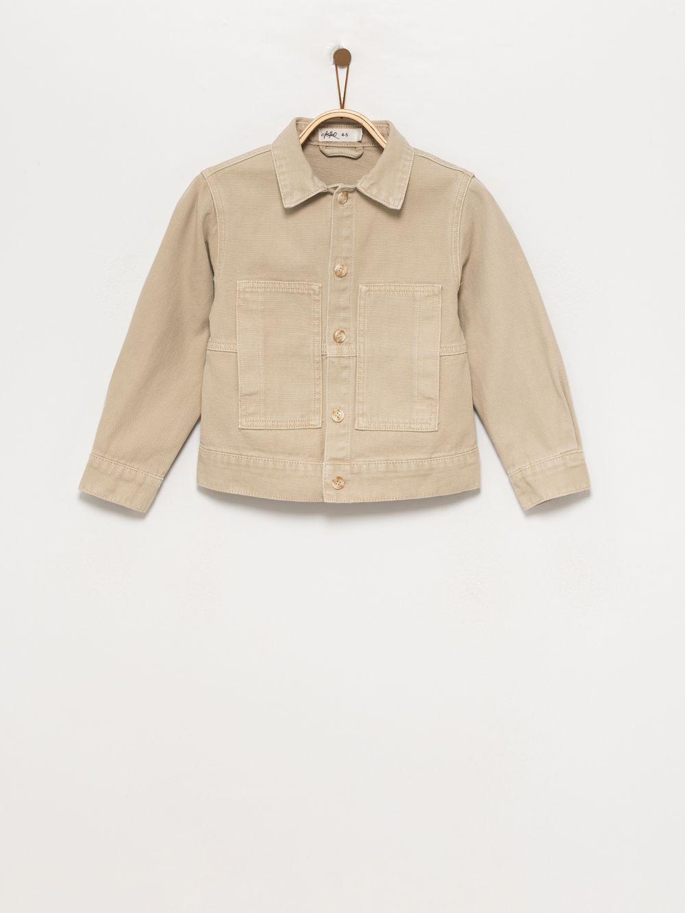 ג’קט שטוף עם כיסים