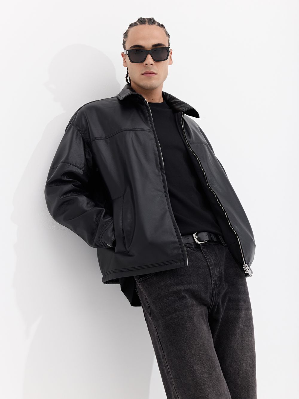 מעיל דמוי עור