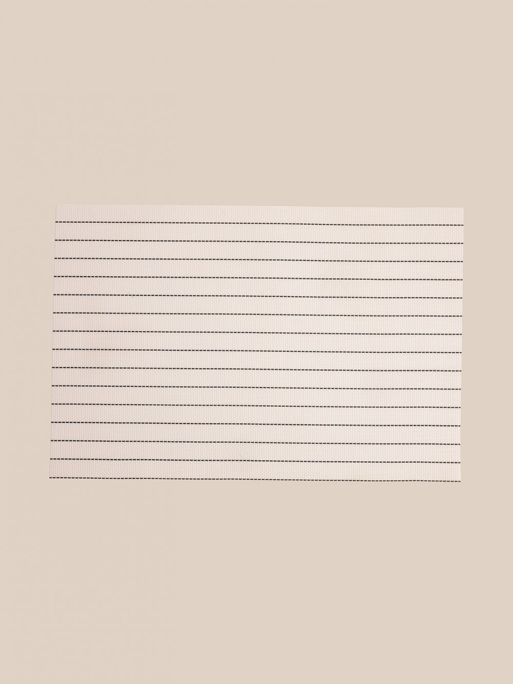 פלייסמנט וניל פסים שחור לבן