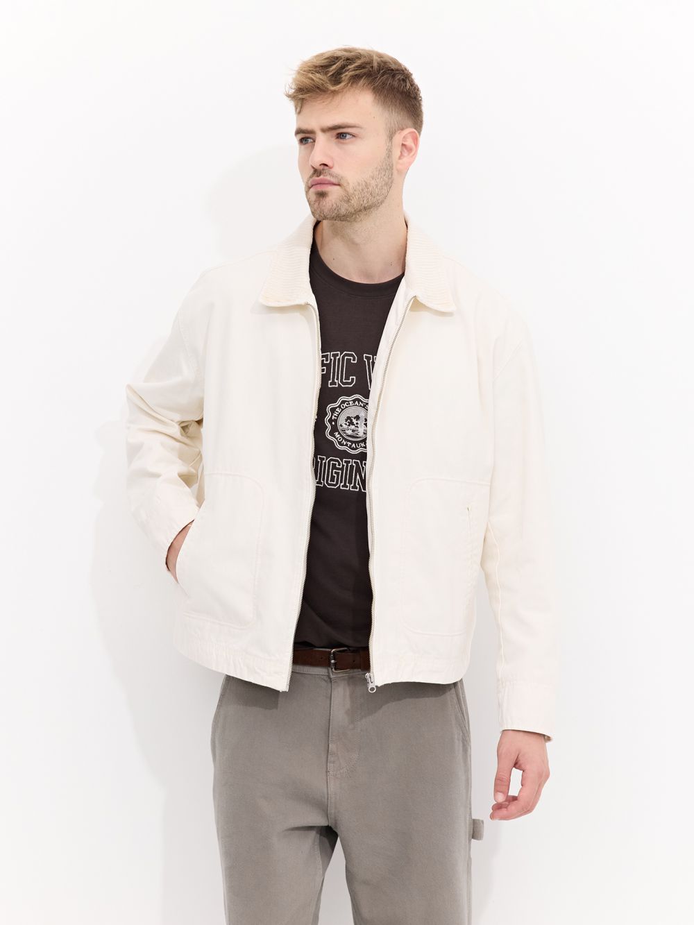 ג׳קט עם צווארון קורדרוי