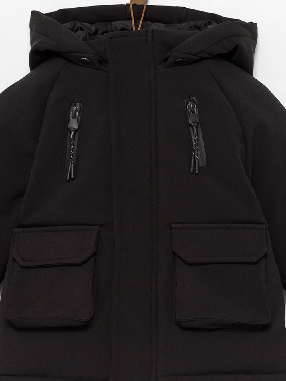 מעיל שרוול רגלן עם קפושון