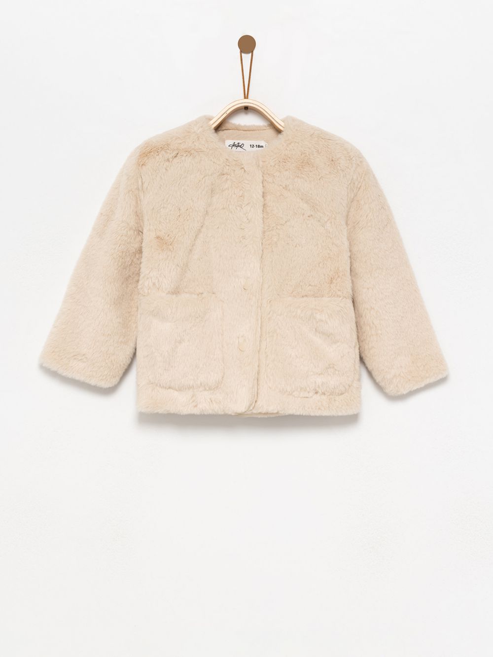 מעיל דמוי פרווה