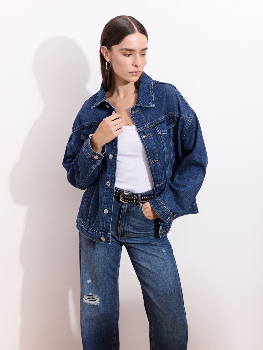 ג’קט ג’ינס אוברסייז