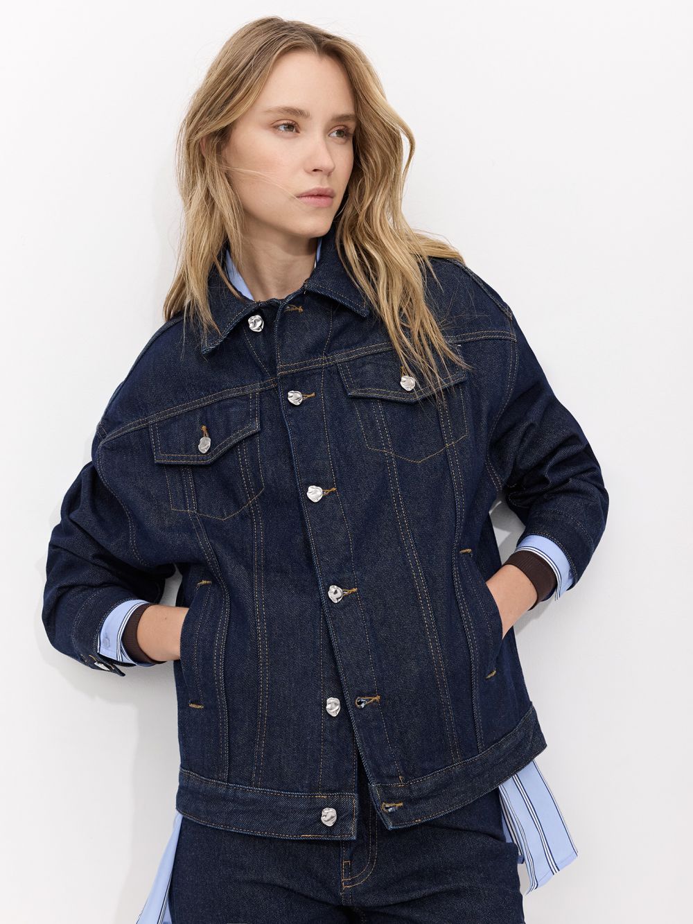 ג’קט ג’ינס אוברסייז