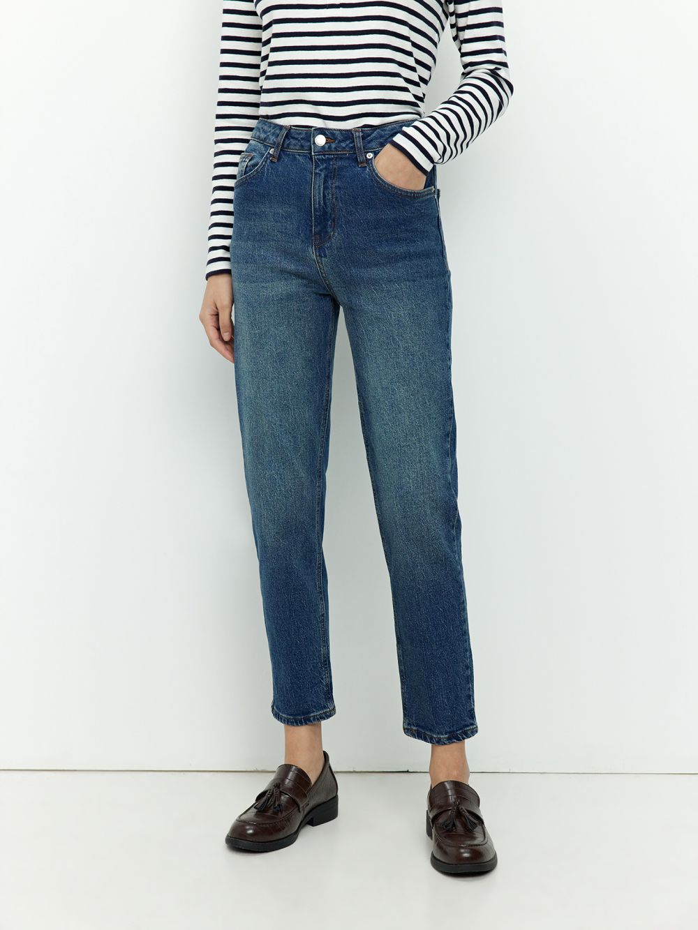 גינס MOM- HIGH WAIST