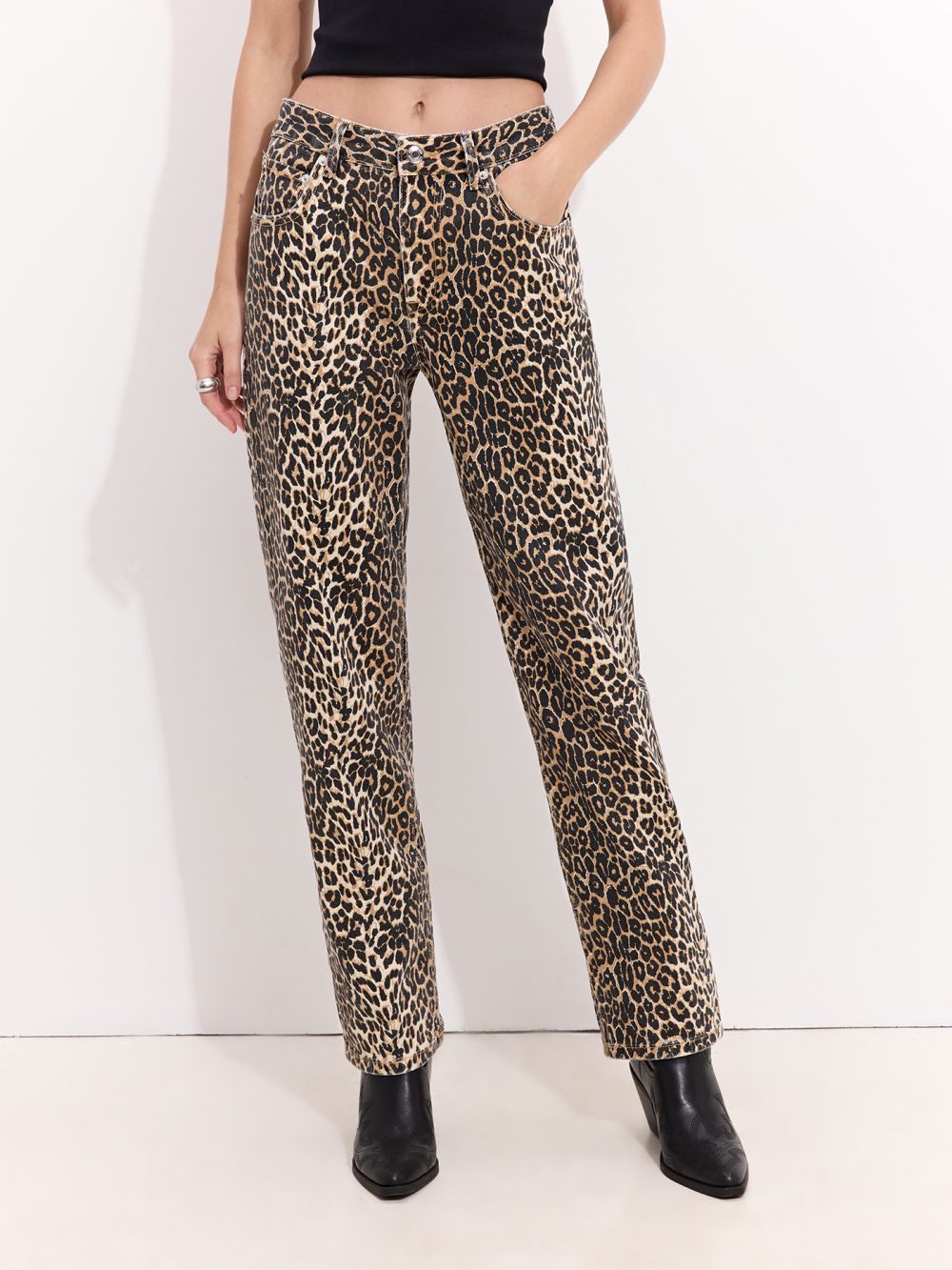 ג’ינס STRAIGHT גבוה