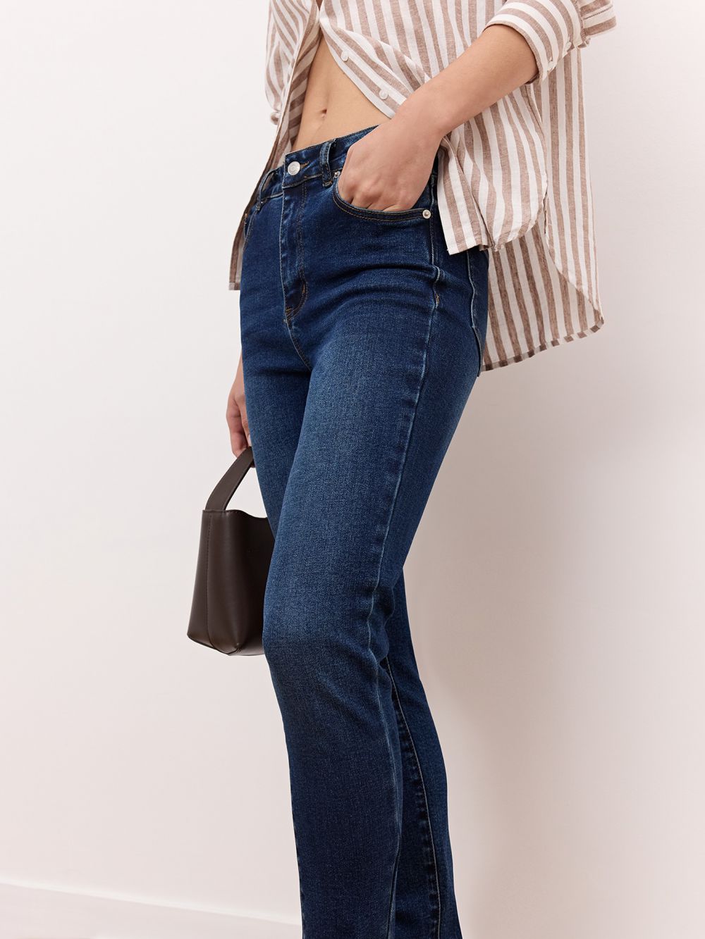 ג׳ינס SKINNY בגזרה גבוהה