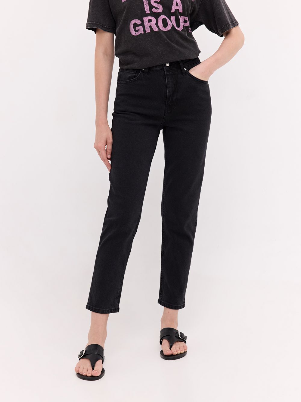 ג׳ינס COMFORT MOM שטוף