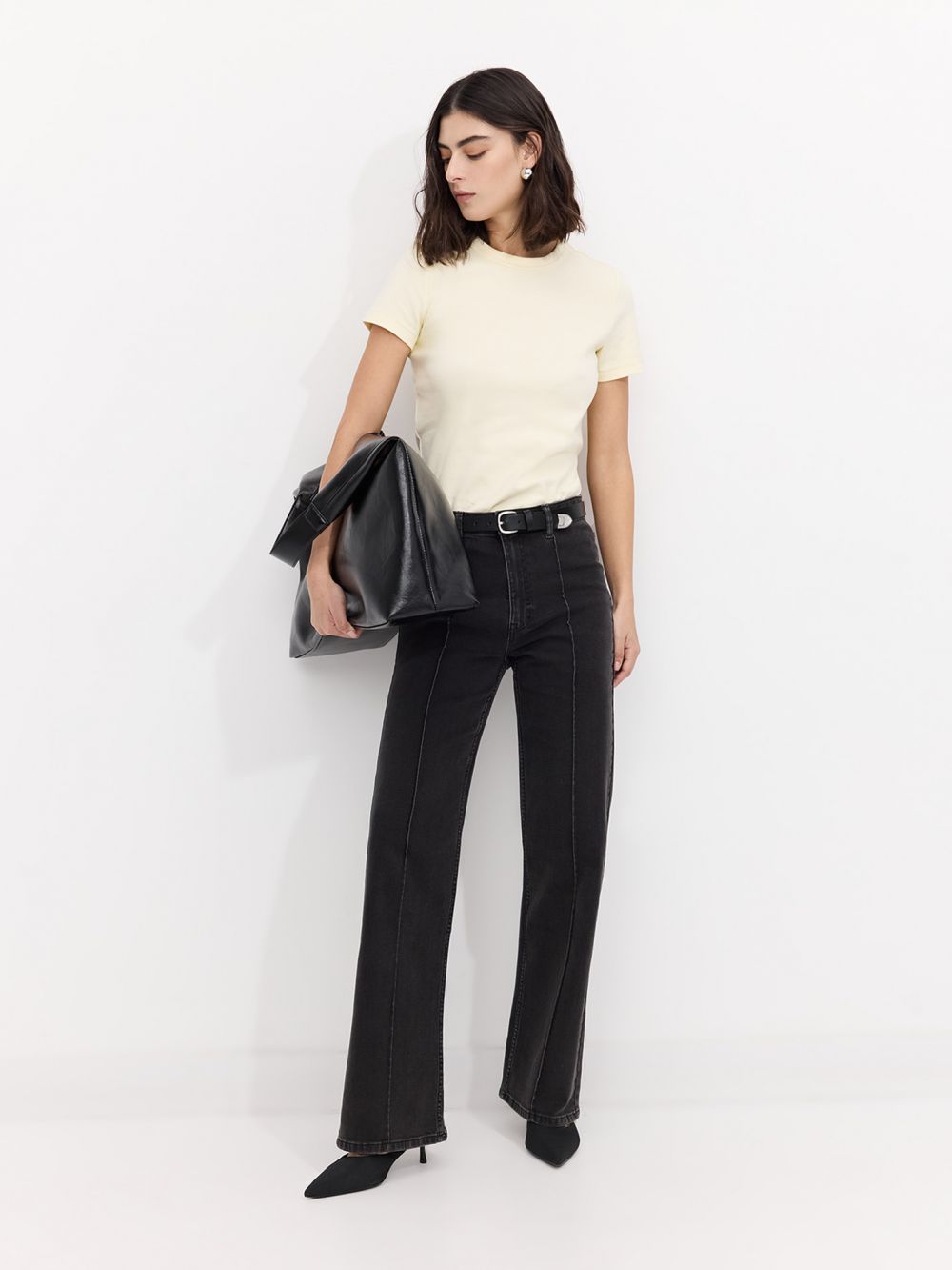 ג’ינס BOOTCUT תפר קדמי