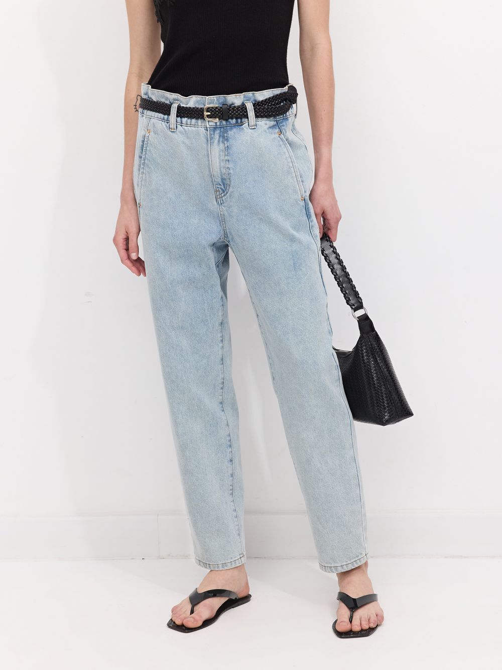 ג׳ינס BAGGY עם חגורה
