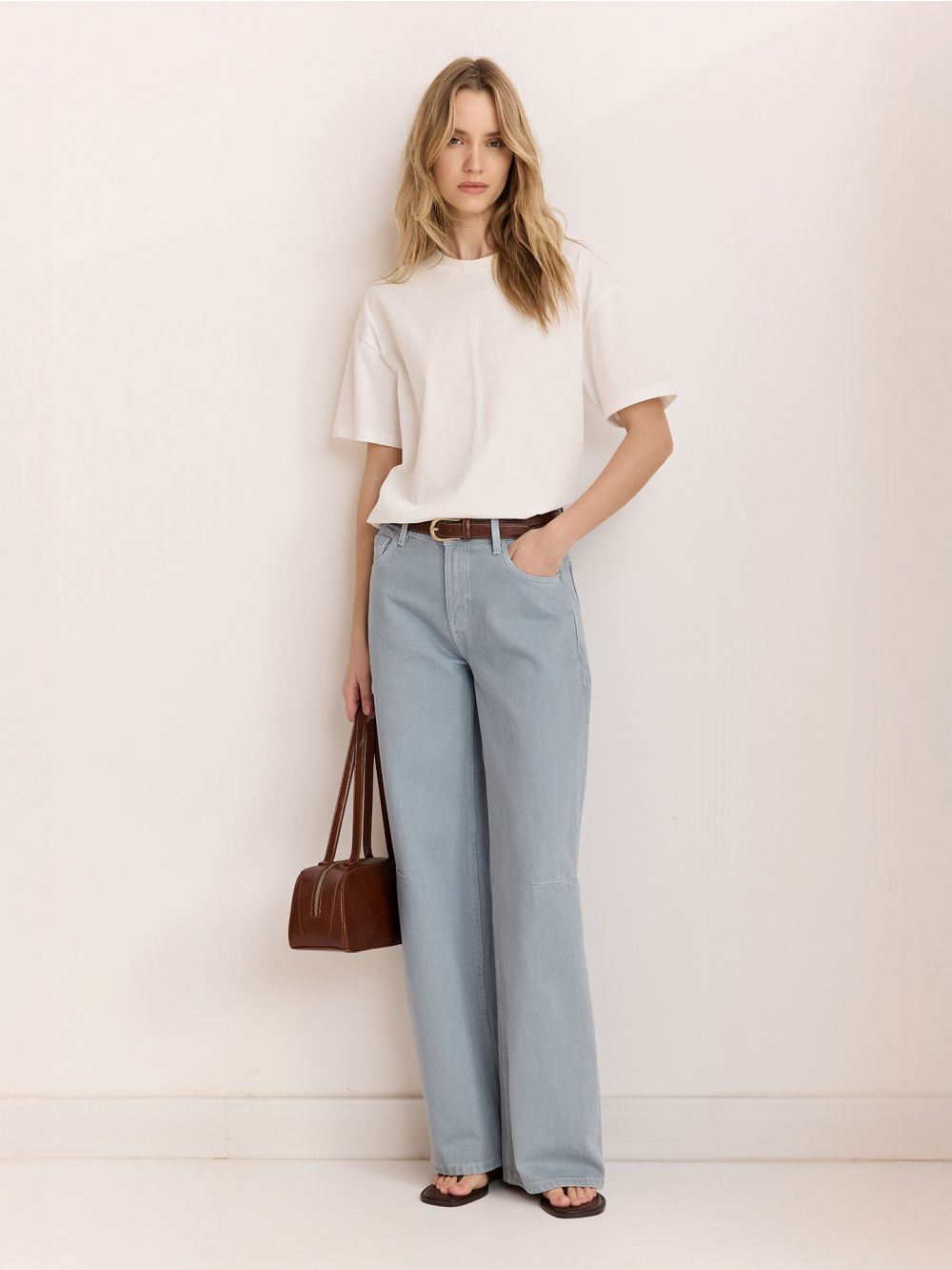 ג’ינס WIDE-LEG שטוף