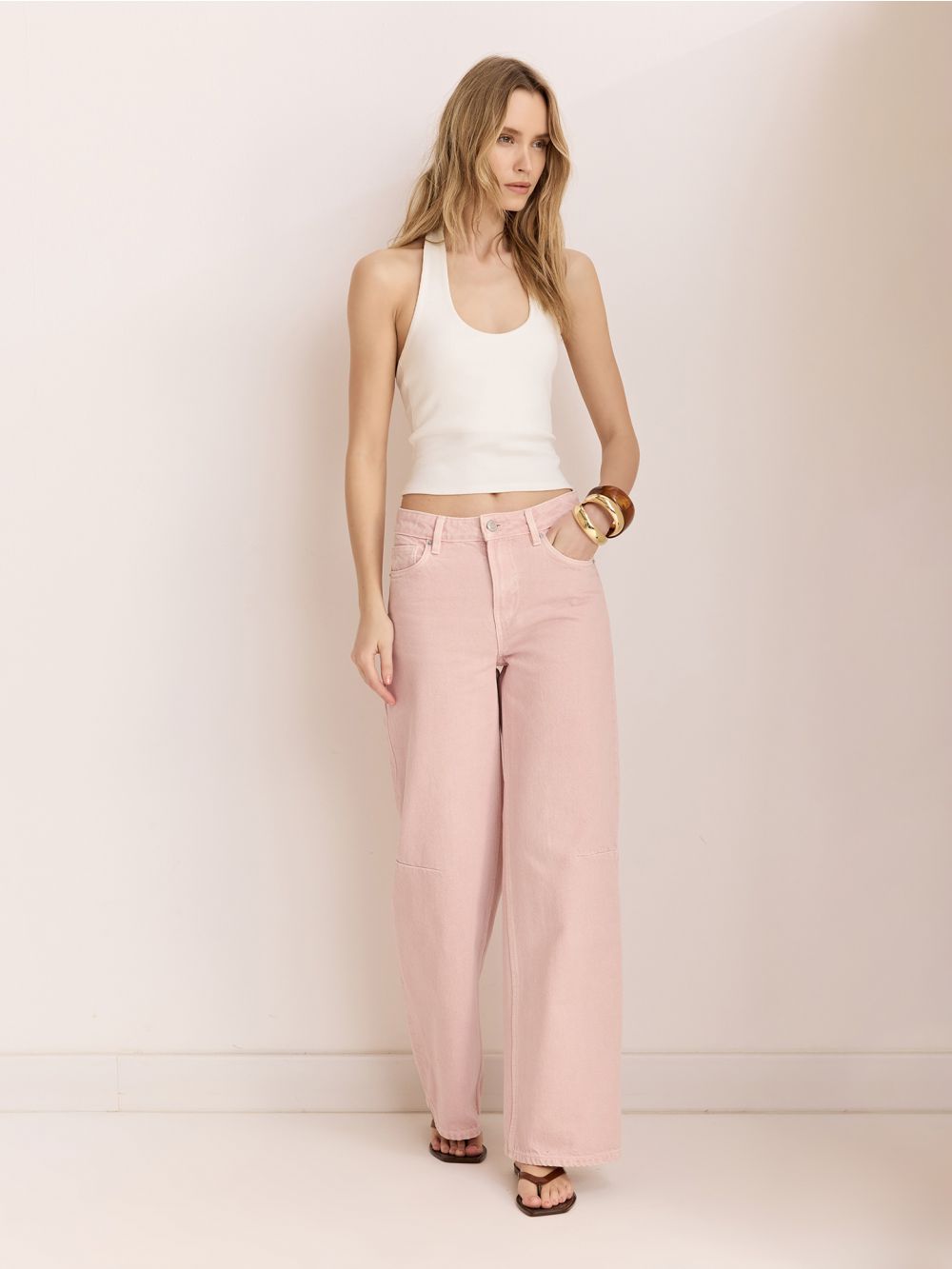 ג’ינס WIDE-LEG שטוף