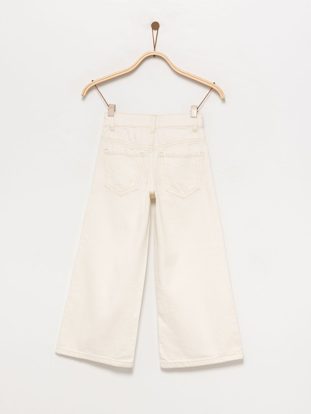 ג’ינס WIDE-LEG עם שרוך