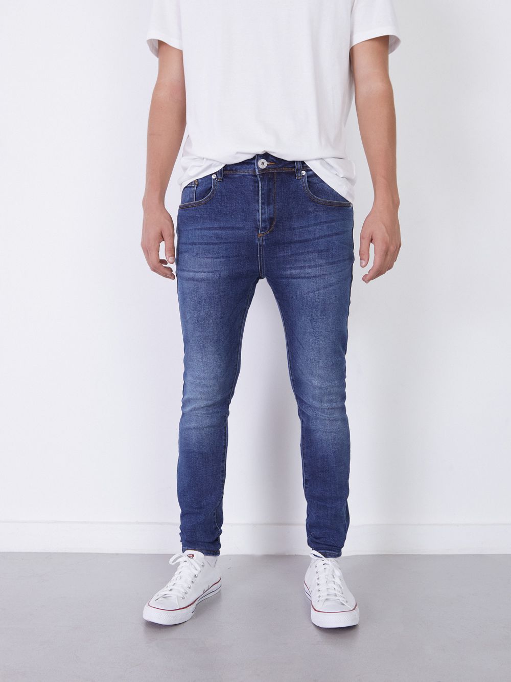 ג’ינס DANIEL Super Skinny כחול מכובס