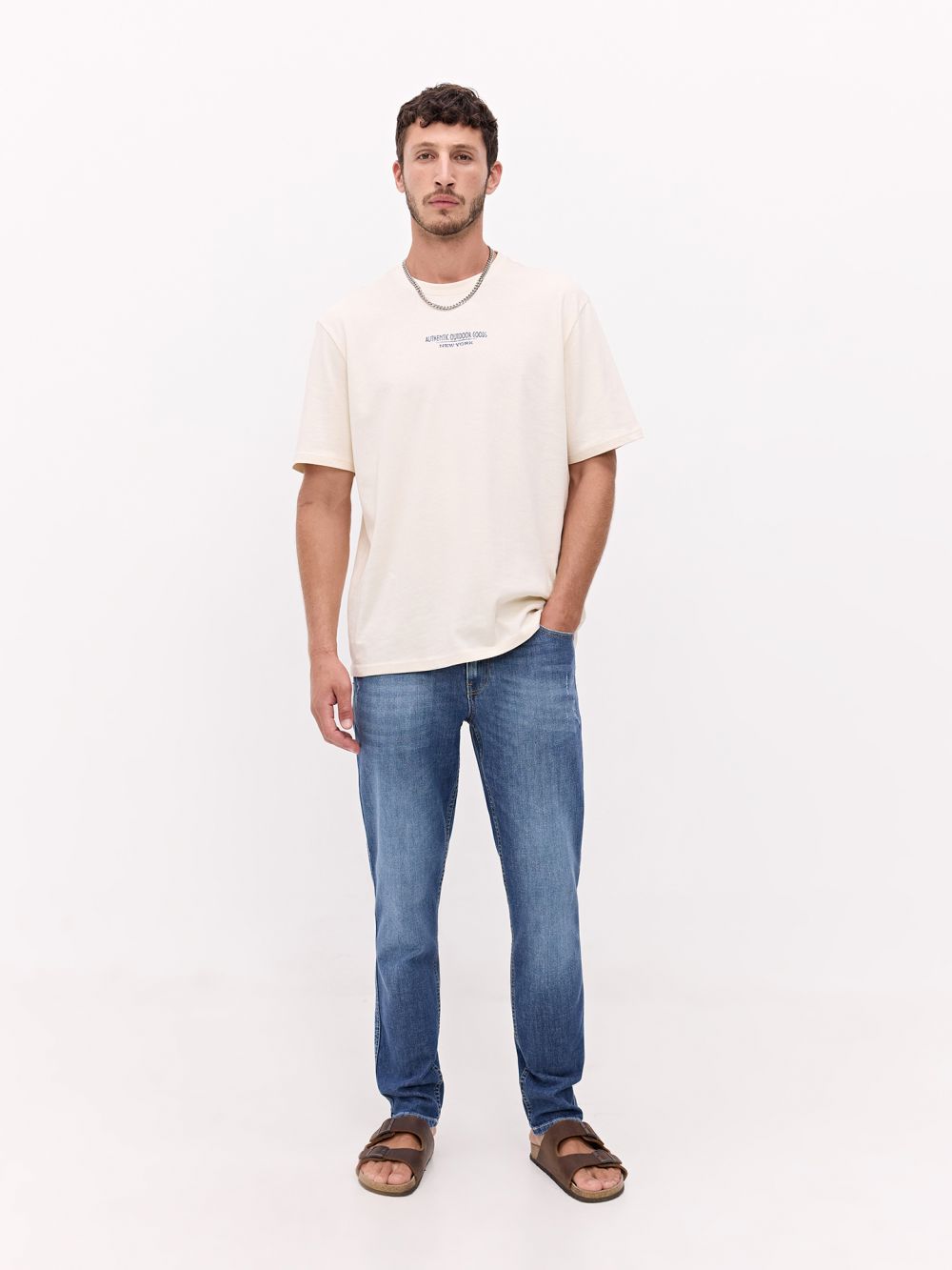 ג’ינס SLIM משופשף