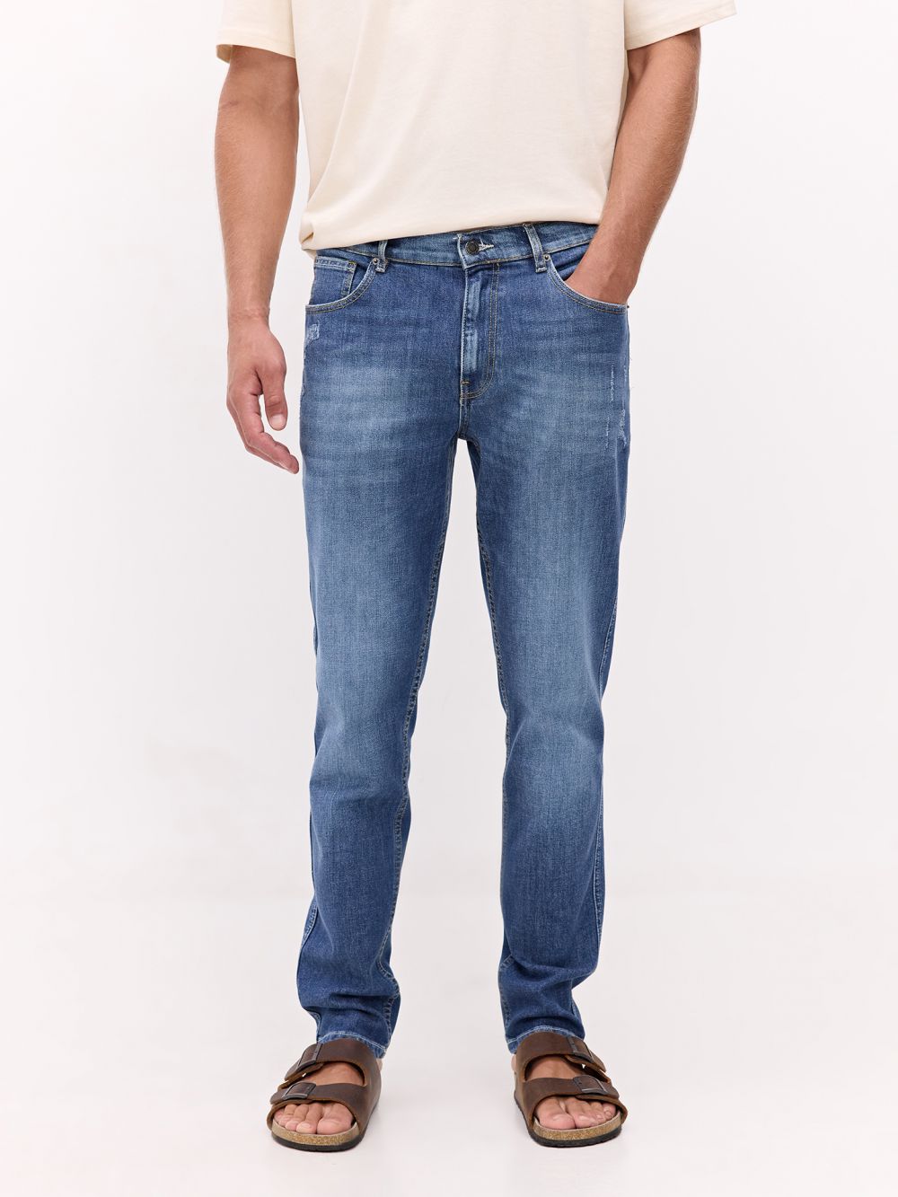 ג’ינס SLIM משופשף