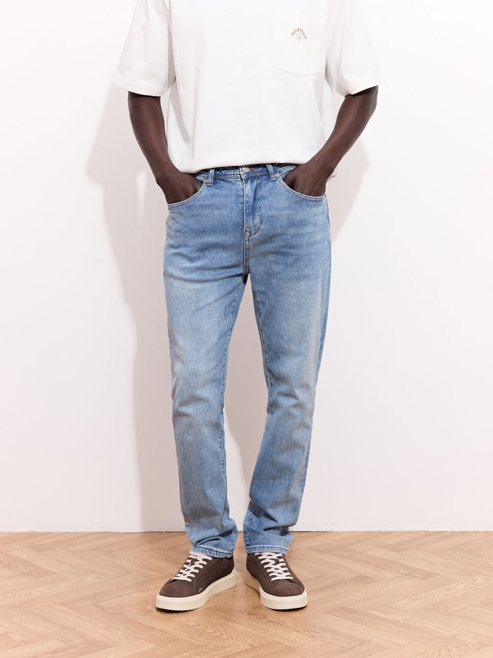 ג׳ינס שטוף בגזרת SKINNY