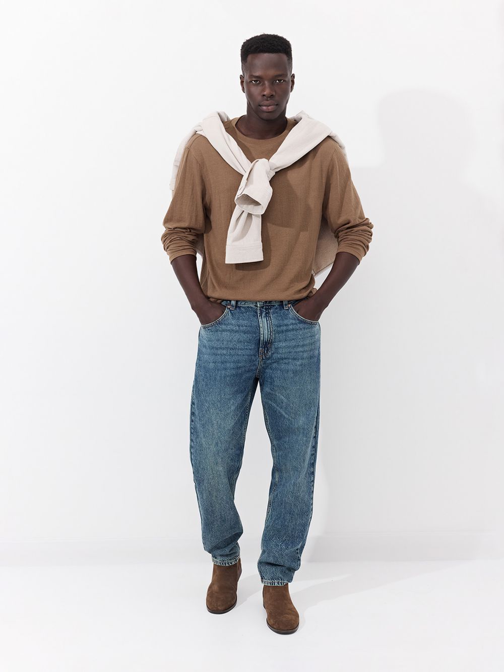 ג׳ינס בגזרת straight vintage