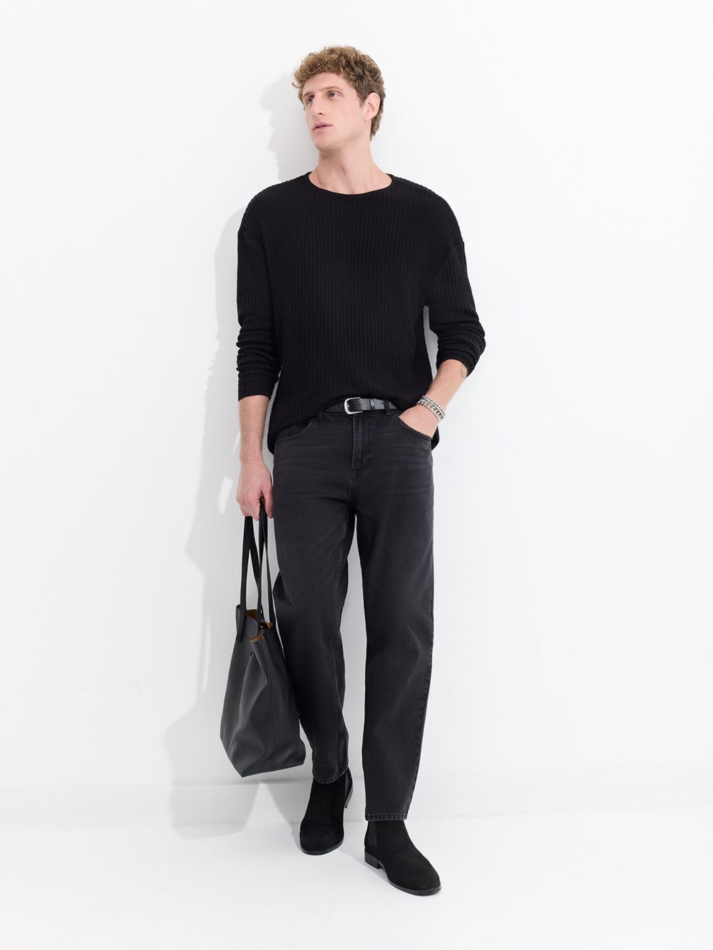 ג׳ינס בגזרת straight vintage