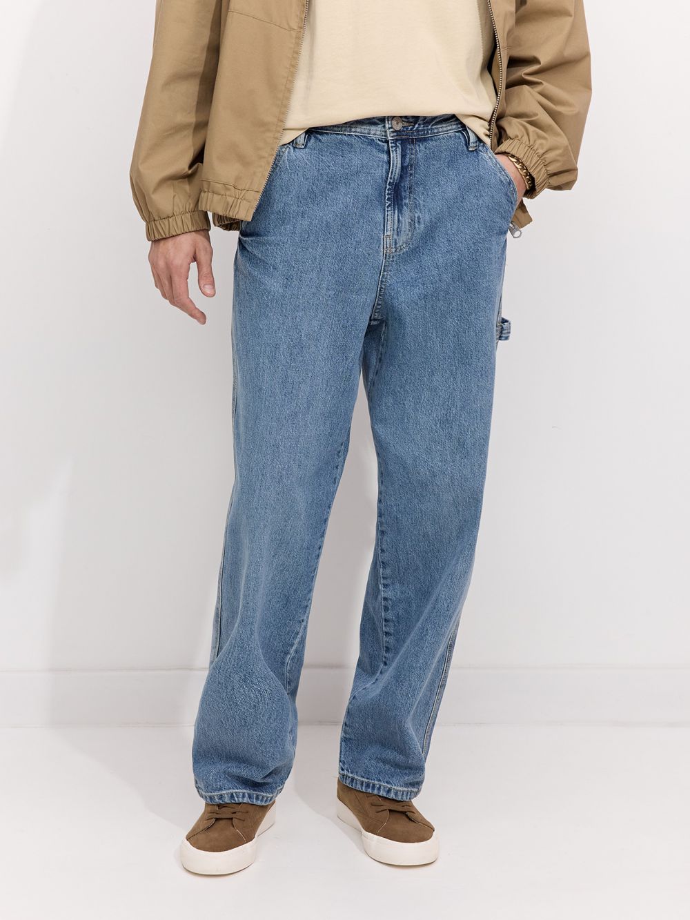 ג׳ינס carpenter גזרה משוחררת