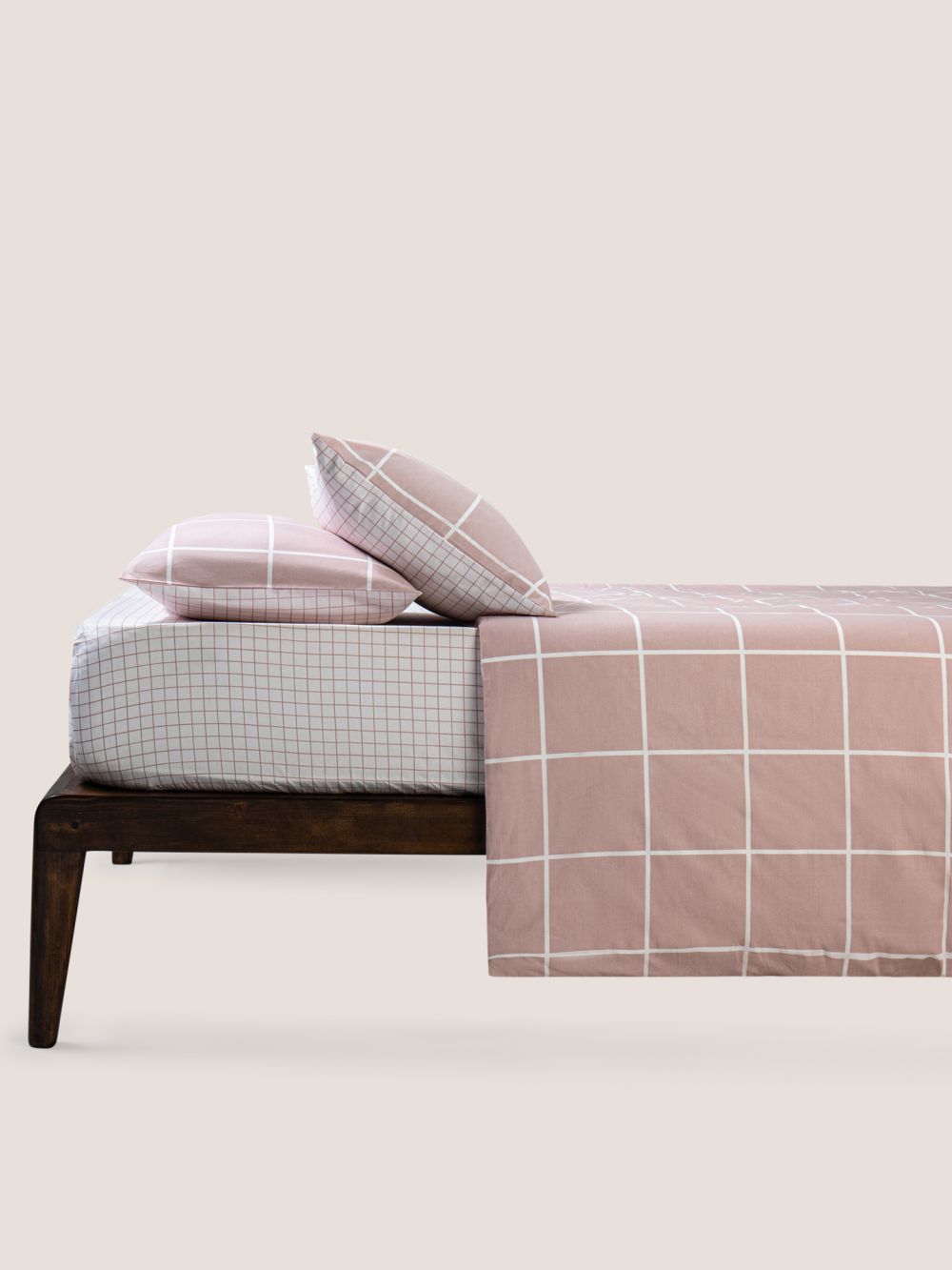 סט מצעים משבצות SQUARE