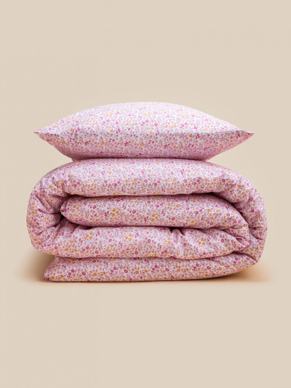 סט מצעים מלא זוגי פרחי היבסקוס