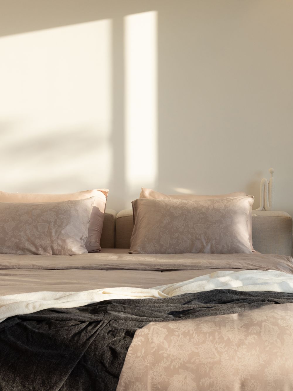 סט מצעים נעם אבן סאטן 220 צפיפות