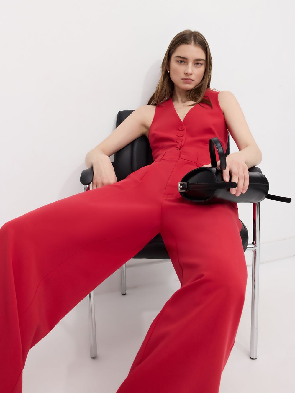 מכנסי קפלים מחוייטים