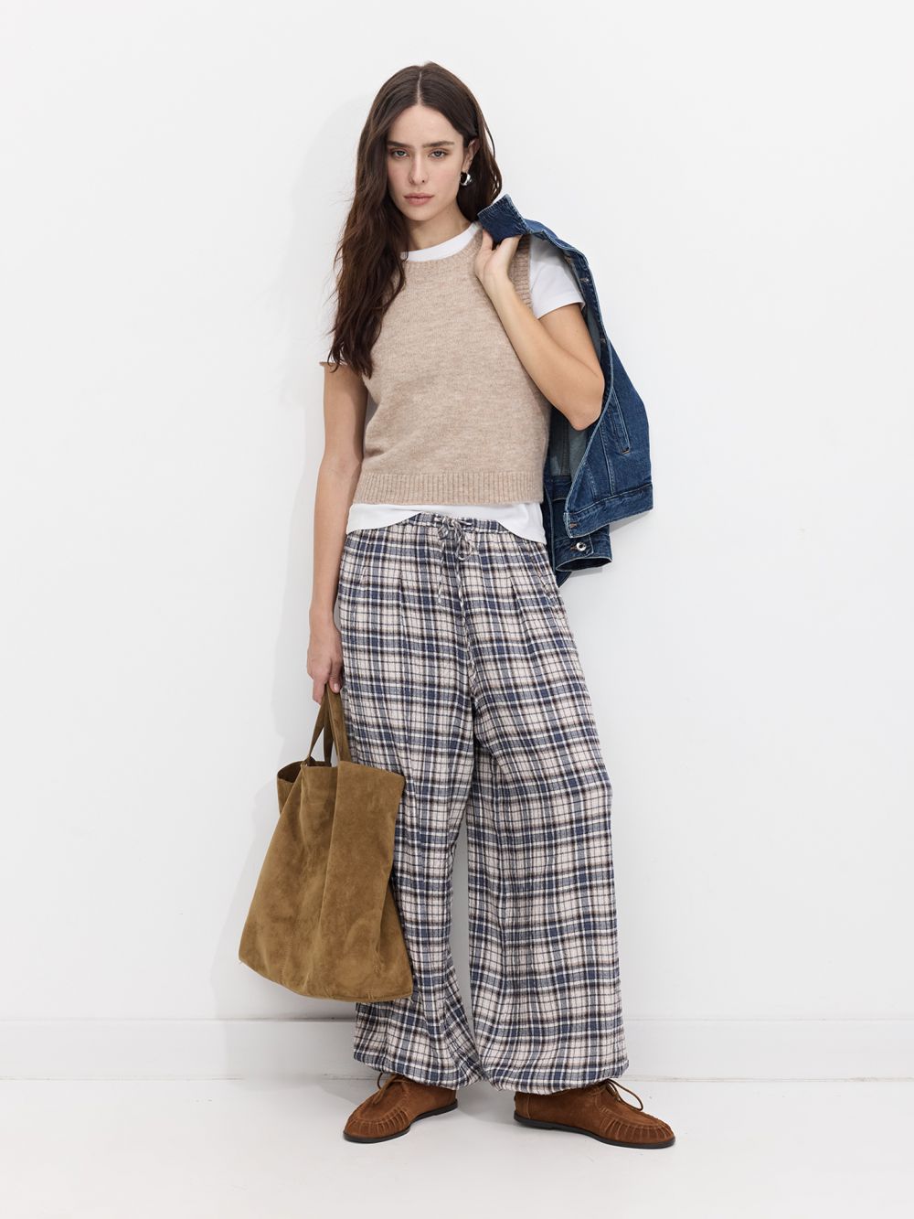 מכנסיים משובצות