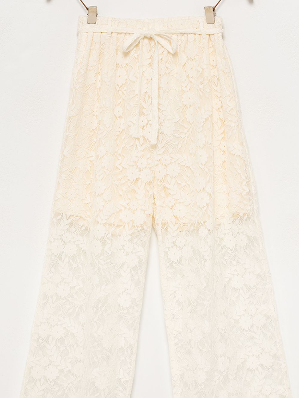 מכנסי תחרה ארוכים