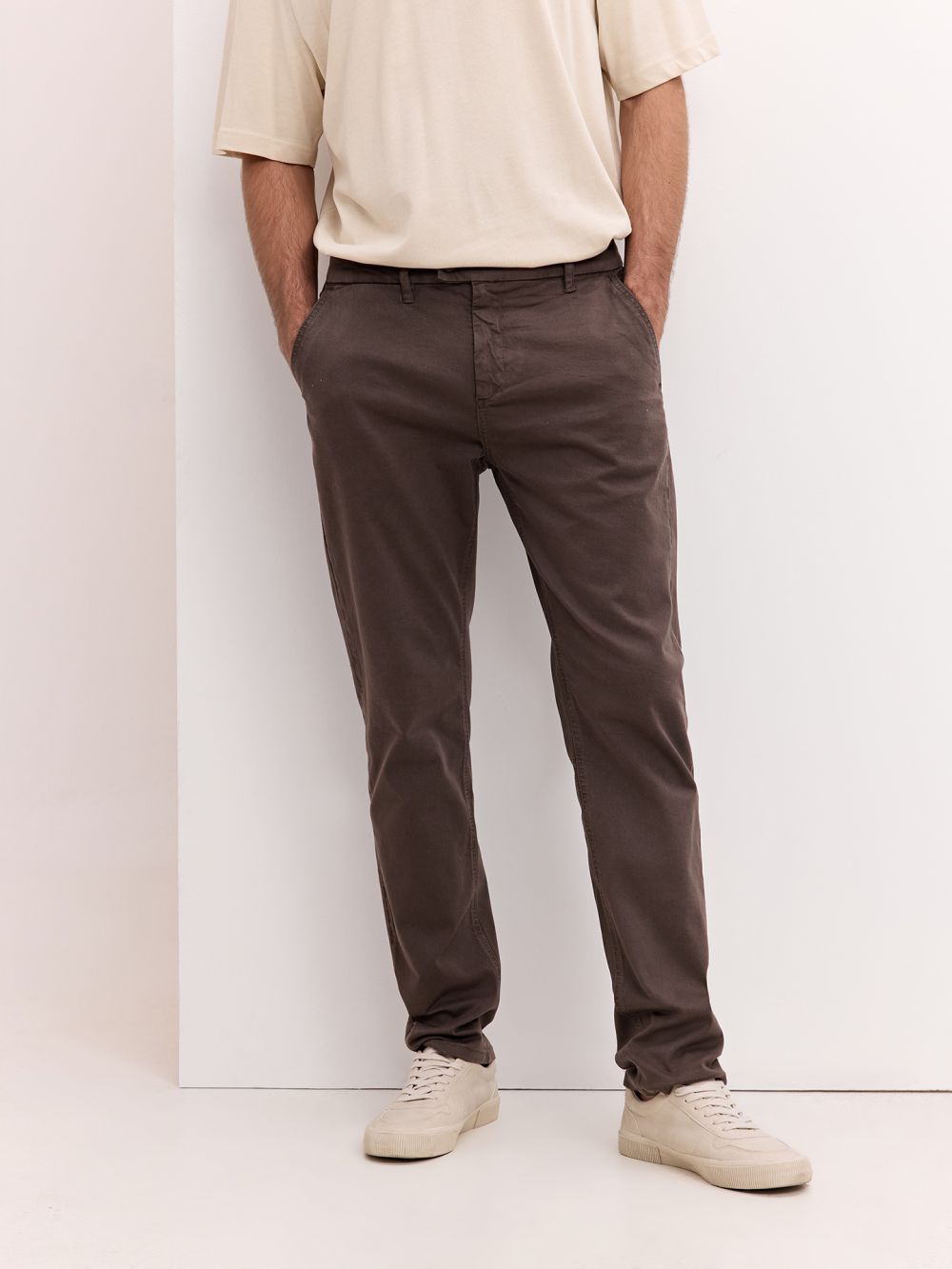 מכנסיים מחוייטים שטופים SLIM