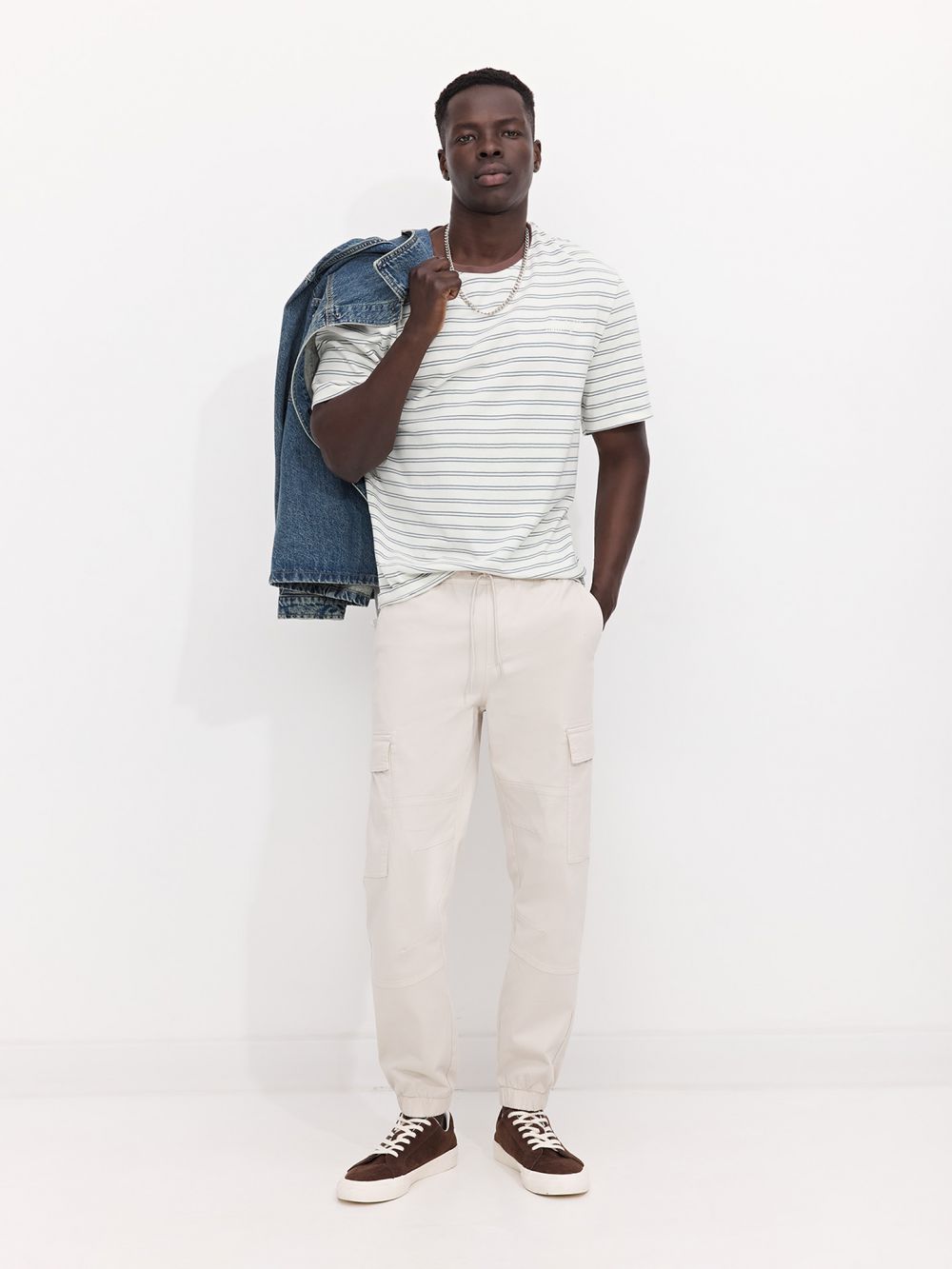 מכנסי JOGGER ארוגים