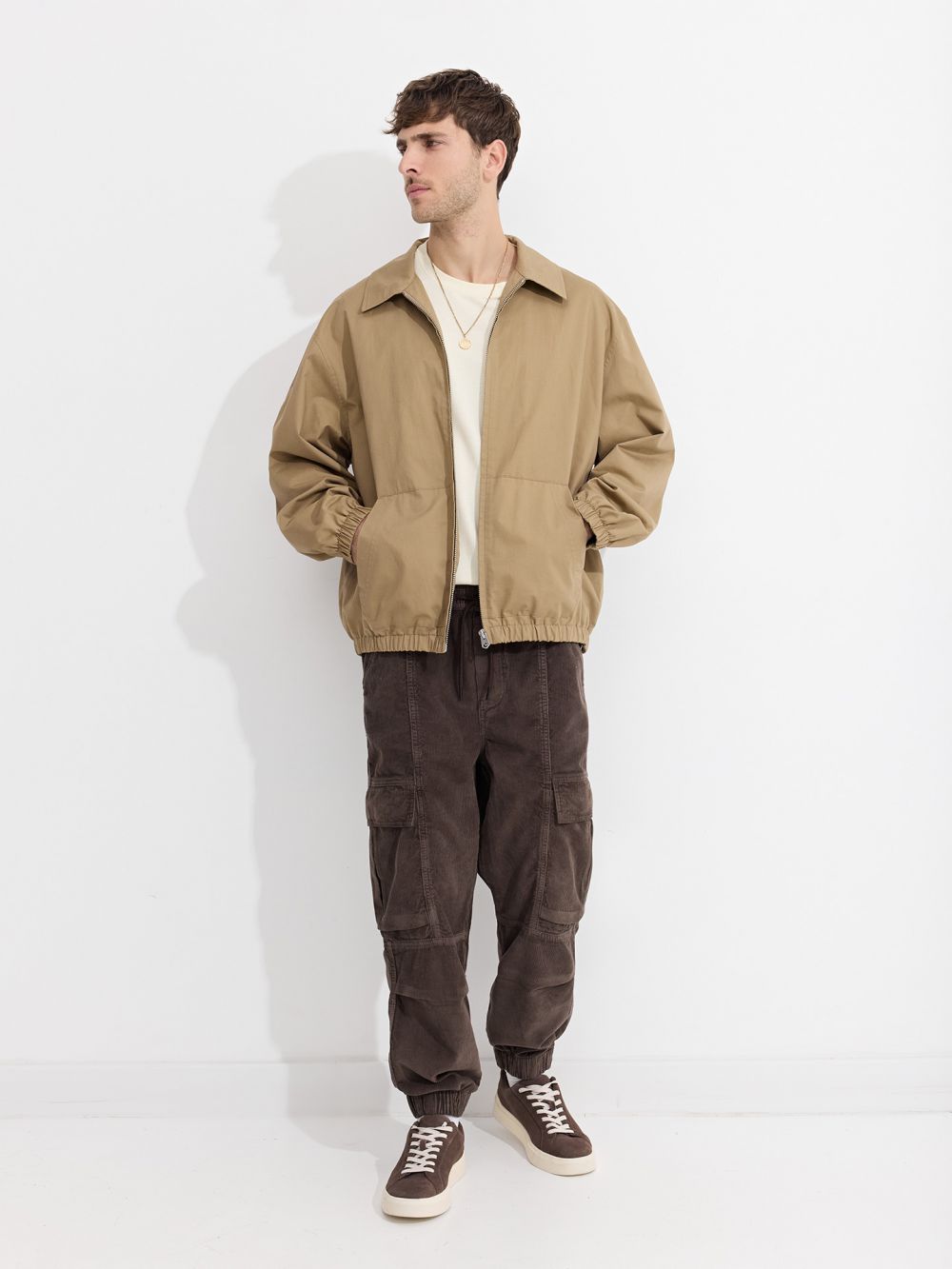 מכנסי JOGGER קורדרוי