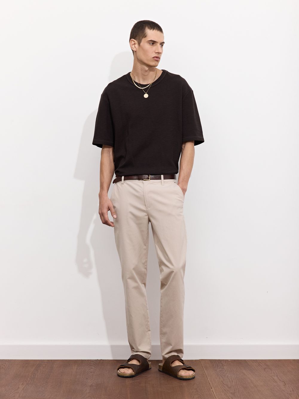 מכנסי CHINNO SLIM עם טקסטורה