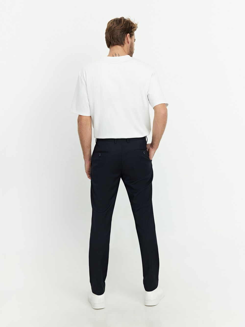 מכנסי Super Slim מחויטים