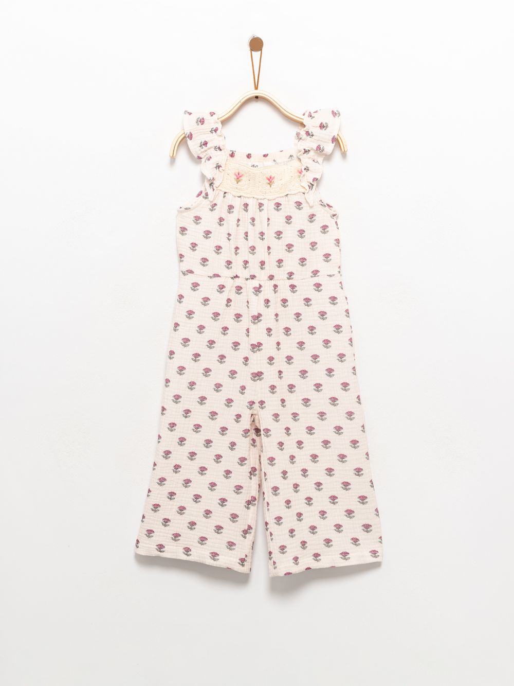 אוברול מודפס עם קרושה