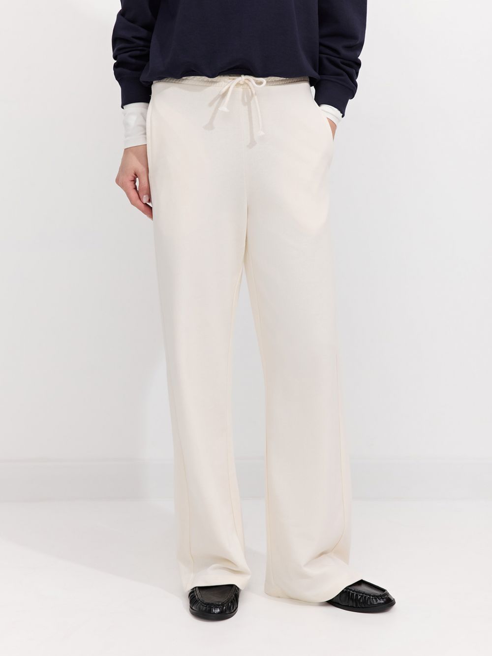 מכנסי פוטר קל WIDE-LEG