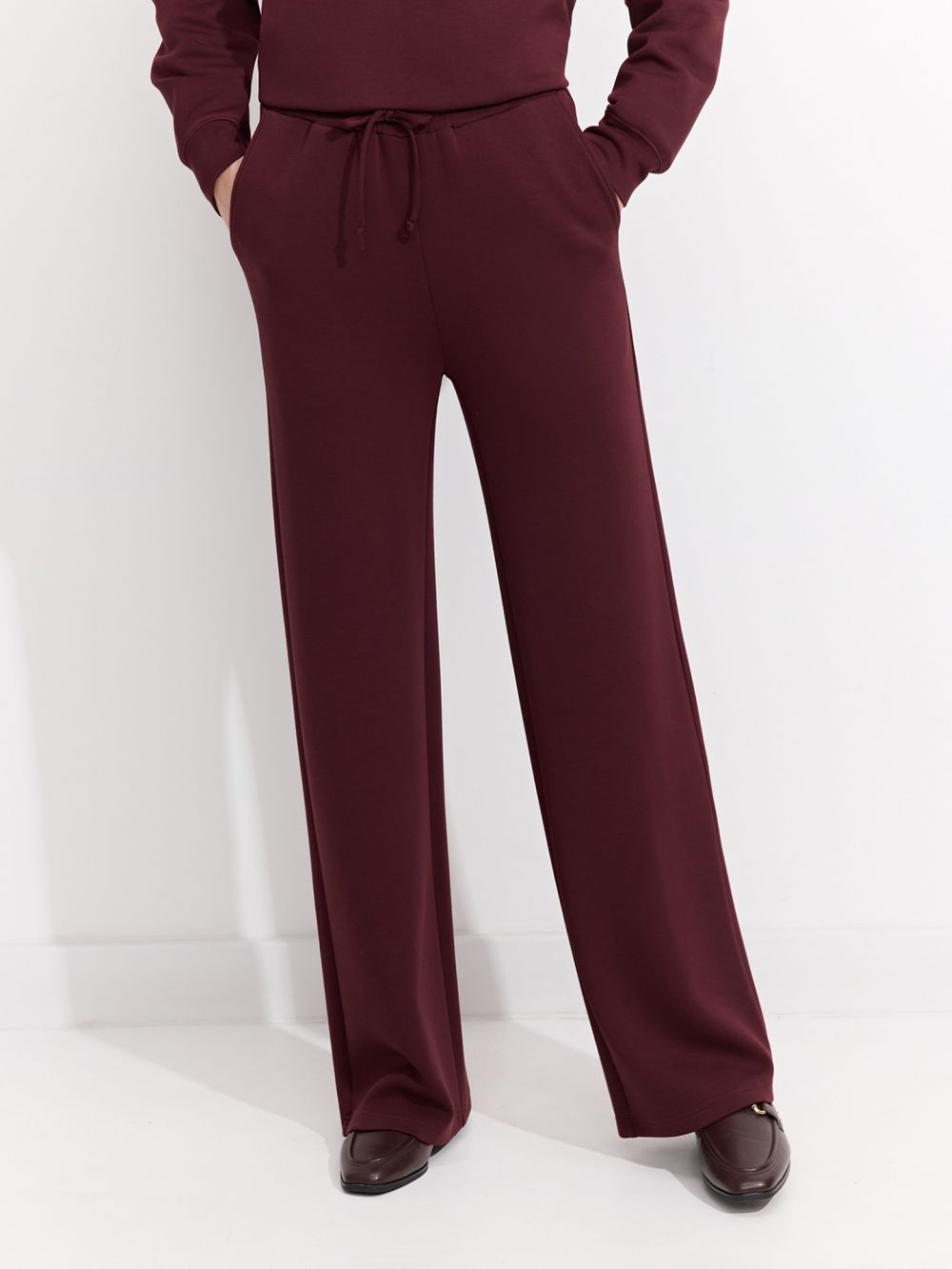 מכנסי אינטרלוק WIDE-LEG