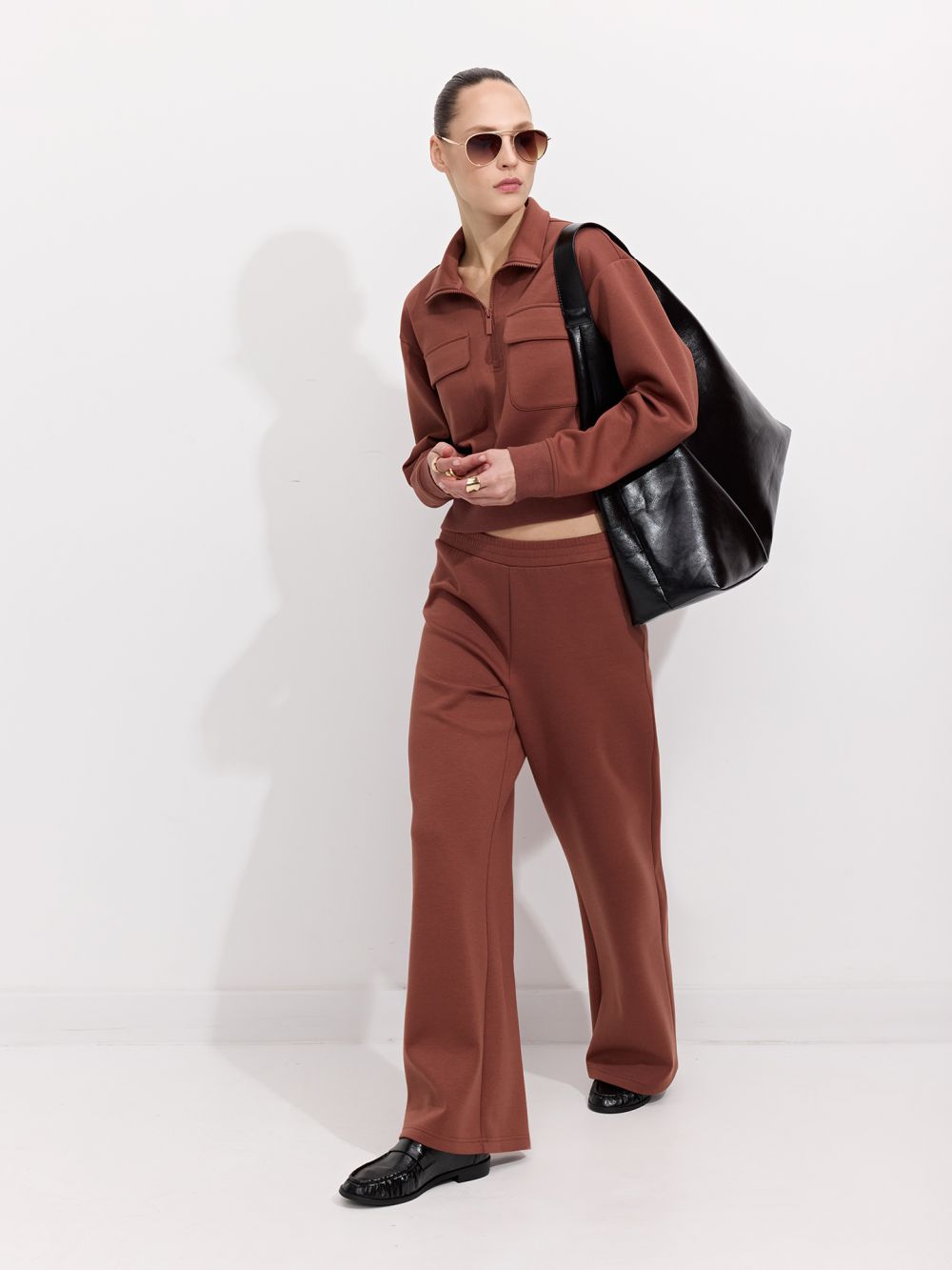 מכנסי פוטר WIDE-LEG