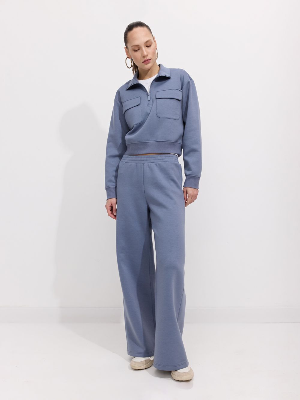 מכנסי פוטר WIDE-LEG