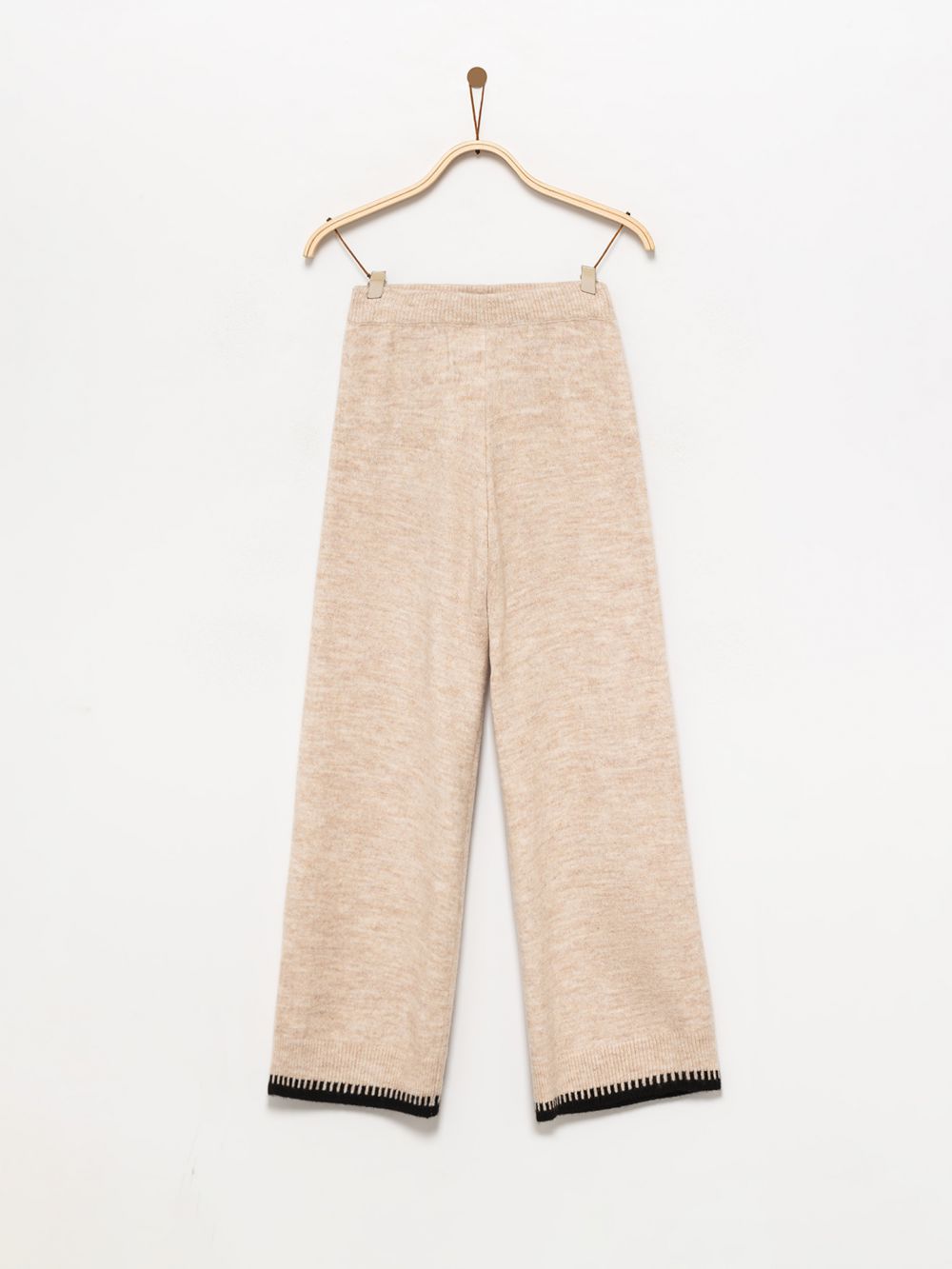 מכנסי סריג מתרחבים