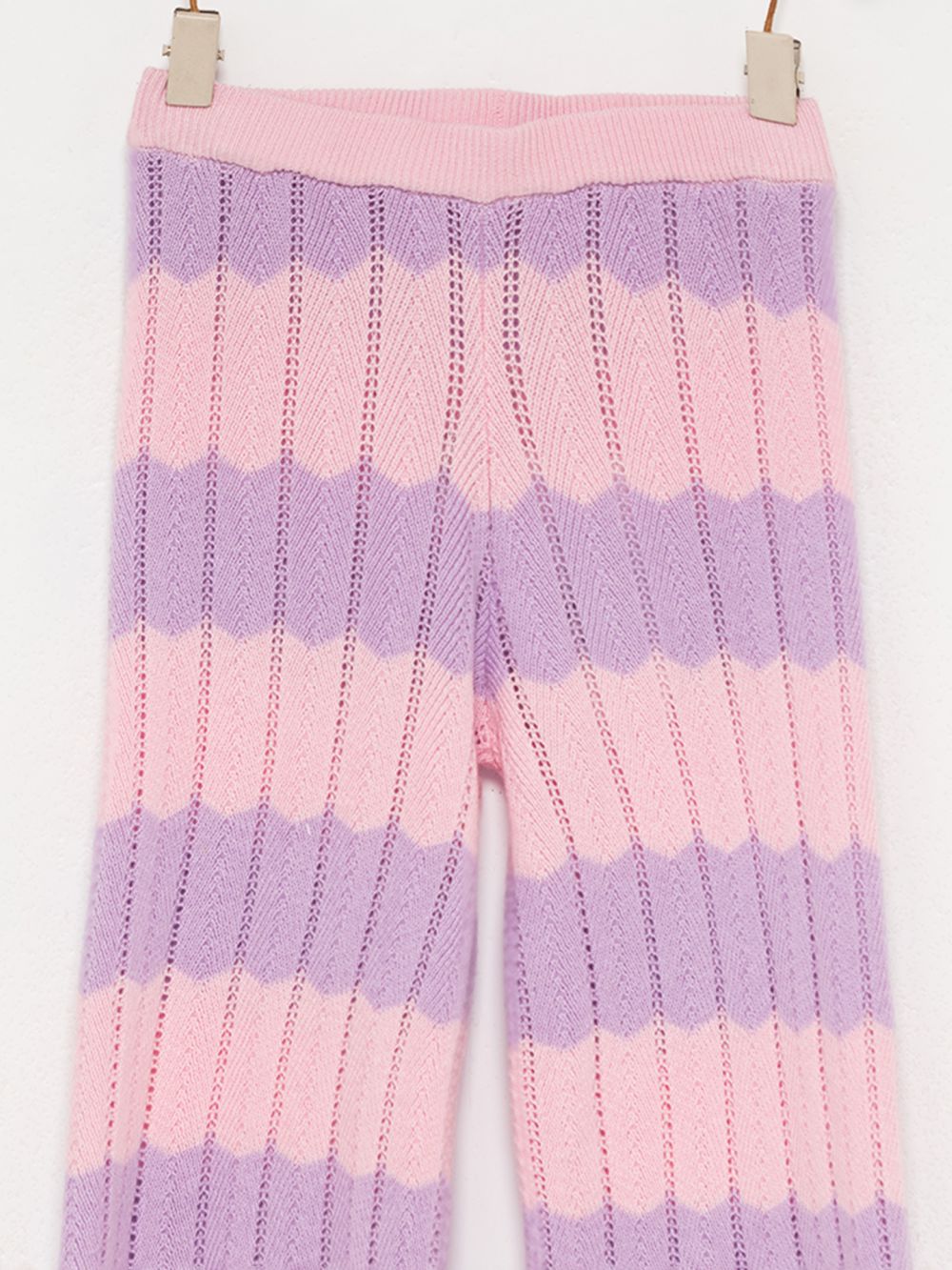 מכנסי סריג WIDE-LEG