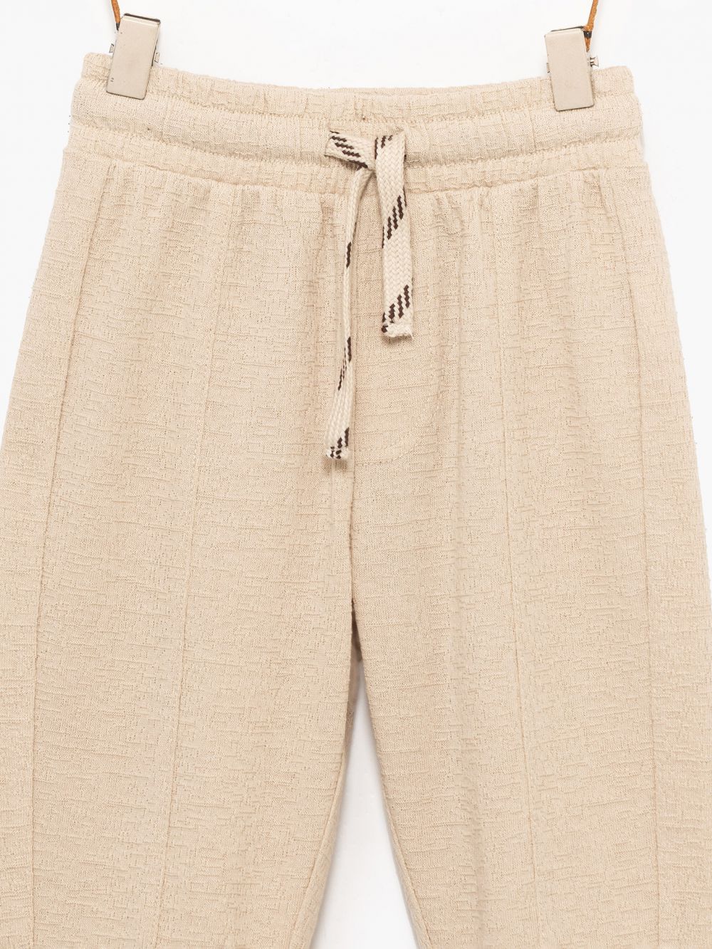 מכנסי טקסטורה ארוכים