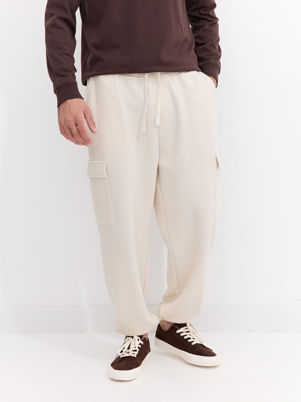 מכנסי JOGGER טקסטורה