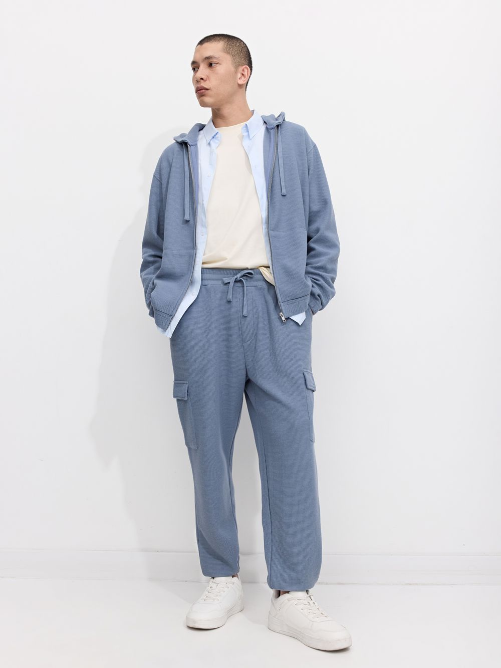 מכנסי JOGGER טקסטורה