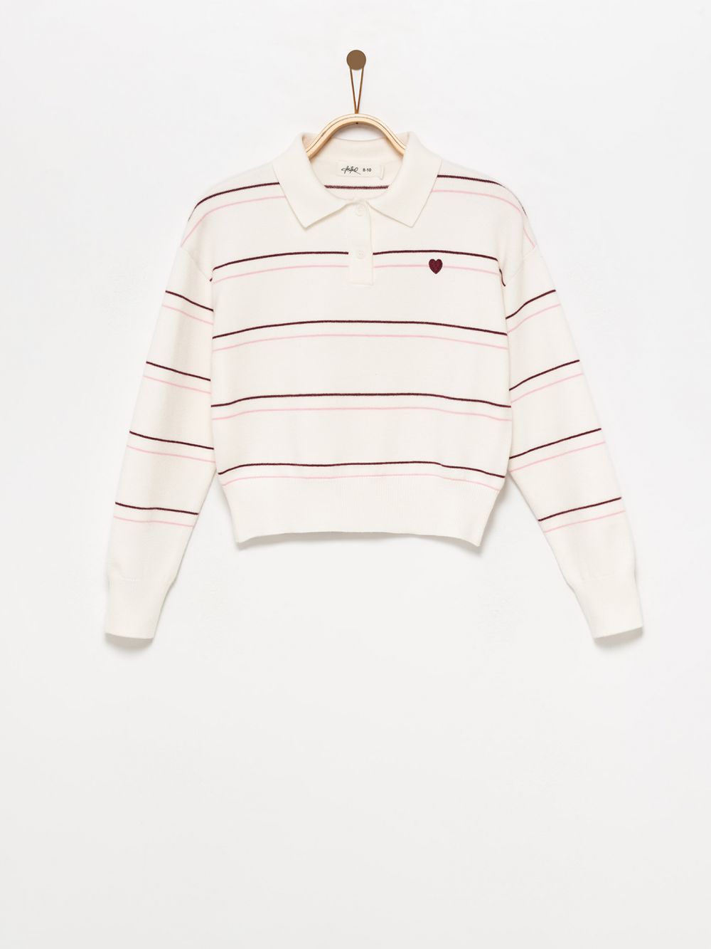 סריג פסים וצאוורון פולו