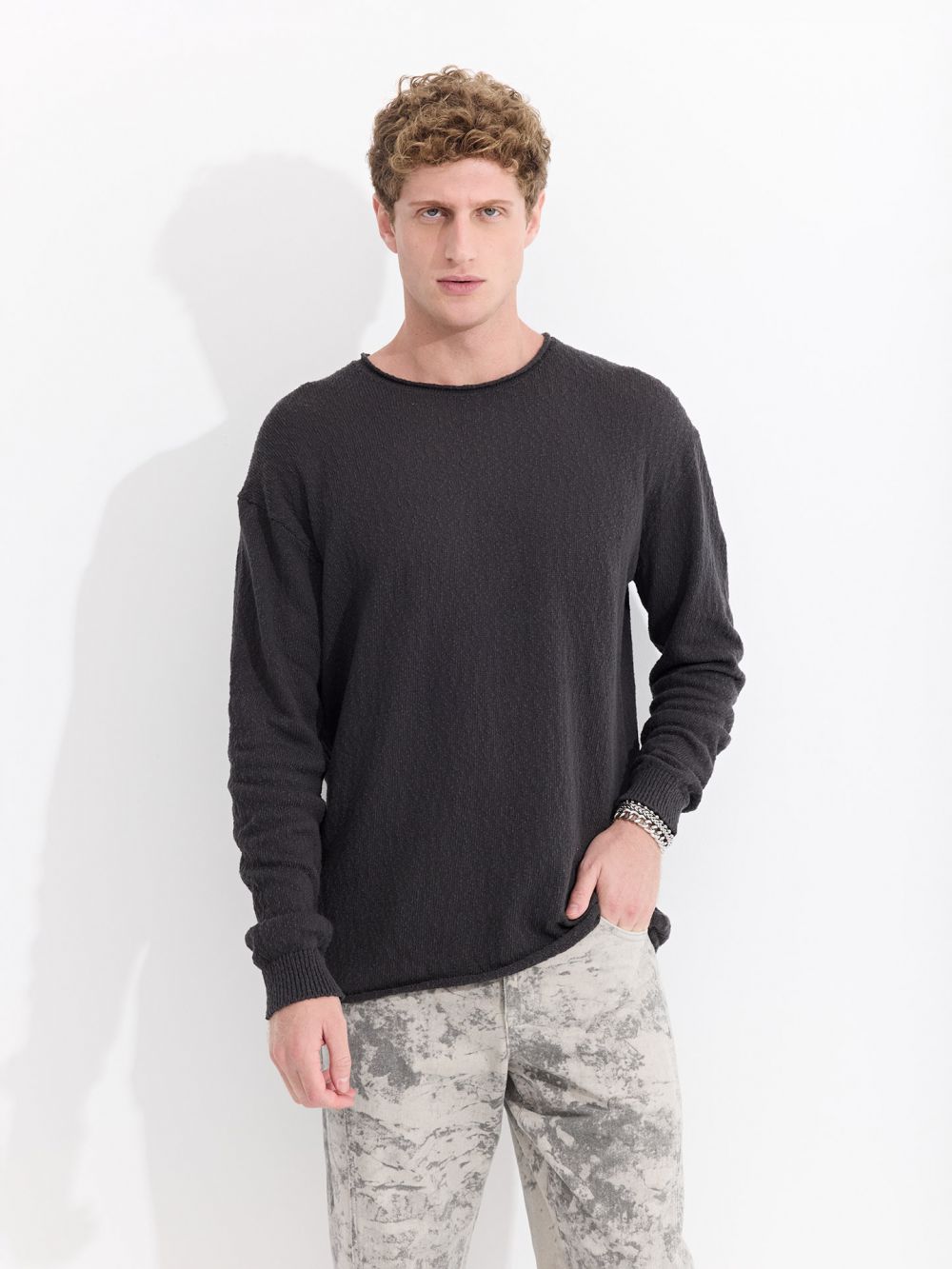 חולצת סריג ארוך