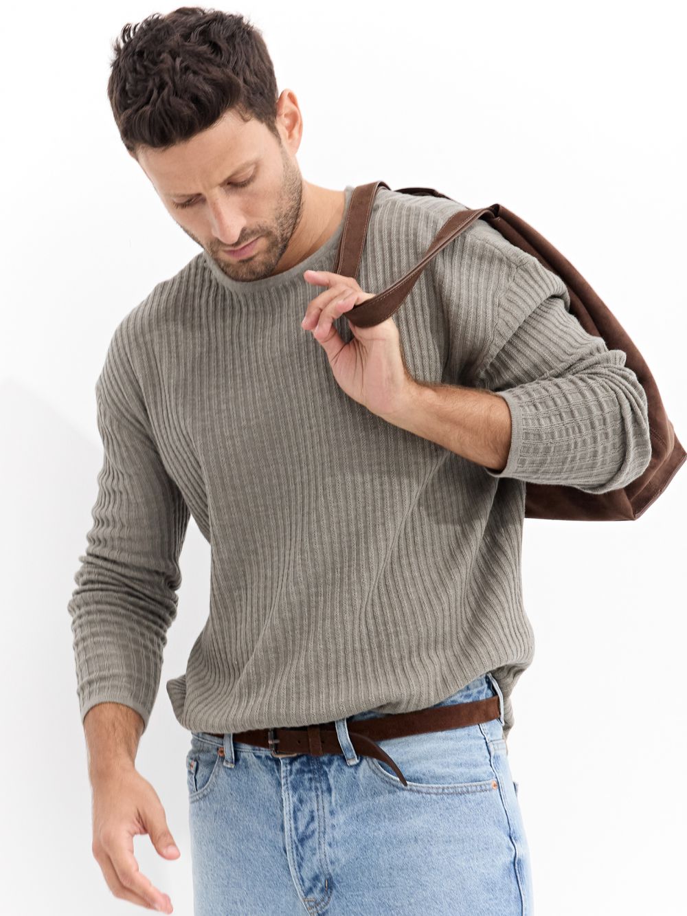 חולצת סריג ארוכה