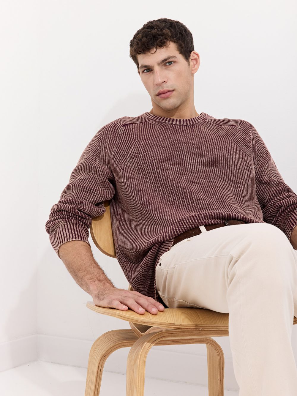 סוודר ריב אוברסייז