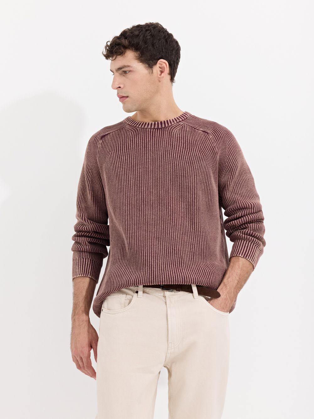 סוודר ריב אוברסייז